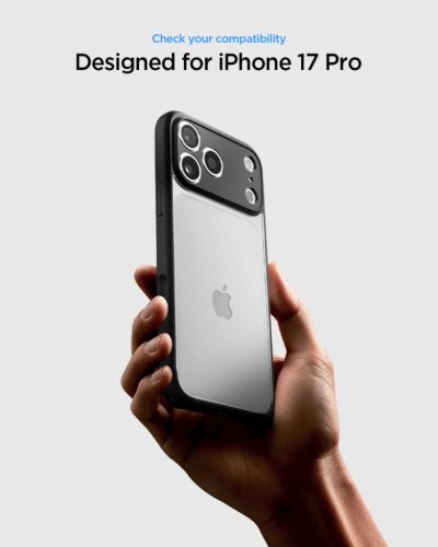 Spigen Ultra Hybrid Apple iPhone 17 Pro Max tok, Matte Black, fekete