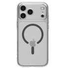 Spigen Ultra Hybrid Magfit Apple iPhone 17 Pro tok, MagSafe, Clear Graphite, szürke