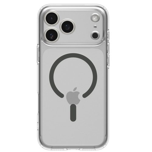 Spigen Ultra Hybrid Magfit Apple iPhone 17 Pro tok, MagSafe, Clear Graphite, szürke