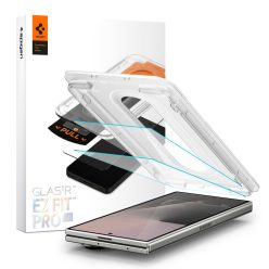   Spigen Glas.tR EZ Fit HD Samsung Galaxy Z Fold 7 kijelzővédő fólia felhelyező kerettel (1db)
