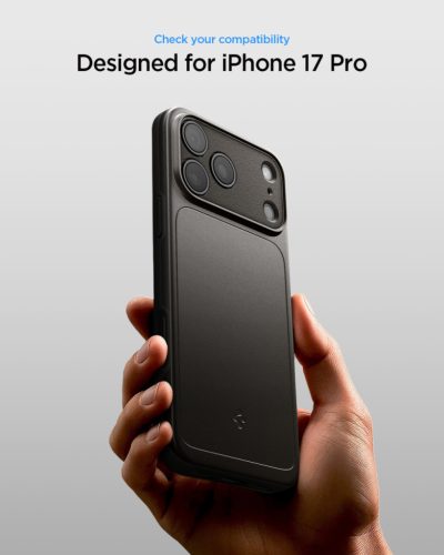 Spigen Thin Fit MagFit Apple iPhone 17 Pro tok, Gunmetal, szürke