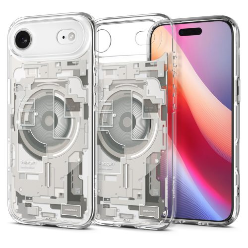 Spigen Ultra Hybrid MagFit Apple iPhone 17 tok, MagSafe, Zero One, Natural Titanium