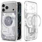 Spigen Ultra Hybrid MagFit Apple iPhone 17 Pro tok, MagSafe, Zero One, fehér