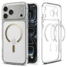 Spigen Ultra Hybrid MagFit Apple iPhone 17 Pro tok, MagSafe, Clear Gold, átlátszó-arany
