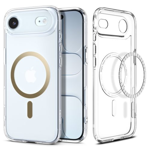 Spigen Ultra Hybrid MagFit Apple iPhone Air (2025) tok, MagSafe, Clear Gold, átlátszó-arany