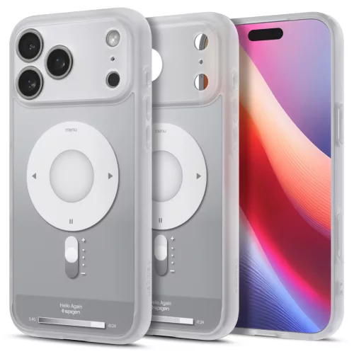 Spigen Ultra Hybrid MagFit Apple iPhone 17 Pro Max tok, MagSafe, Classic Silver, ezüst