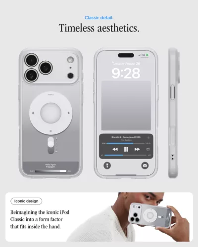 Spigen Ultra Hybrid MagFit Apple iPhone 17 Pro Max tok, MagSafe, Classic Silver, ezüst