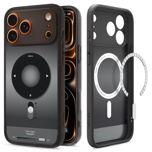 Spigen Ultra Hybrid MagFit Apple iPhone 17 Pro Max tok, MagSafe, Classic Black, fekete