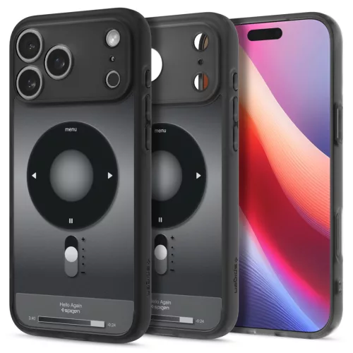 Spigen Ultra Hybrid MagFit Apple iPhone 17 Pro tok, MagSafe, Classic Black, fekete