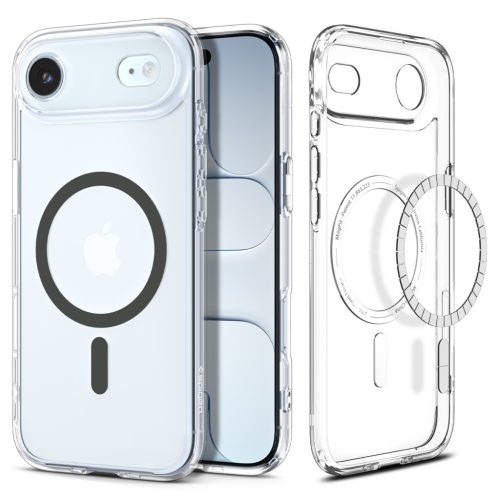 Spigen Ultra Hybrid MagFit Apple iPhone Air (2025) tok, MagSafe, Classic Graphite, átlátszó-szürke