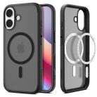 Spigen Ultra Hybrid MagFit Apple iPhone 17 tok, MagSafe, Frost Black, fekete