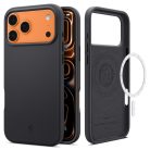 Spigen Silicone Fit Magfit Apple iPhone 17 Pro tok, MagSafe, Black, fekete