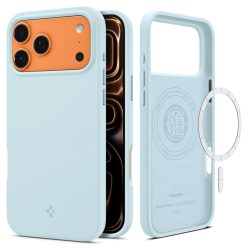   Spigen Silicone Fit Magfit Apple iPhone 17 Pro tok, MagSafe, Mute Blue, kék