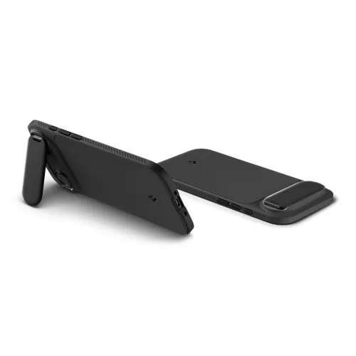 Spigen Optik Armor MagFit Apple iPhone Air (2025) tok, MagSafe, Black, fekete