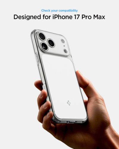 Spigen Ultra Hybrid T MagFit Apple iPhone 17 Pro Max tok, MagSafe, Glossy White, fehér