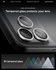 Spigen Glas.tR EZ Fit Optik Pro Apple iPhone 17 Pro / 17 Pro Max / 16 Pro / 16 Pro Max / 15 Pro / 15 Pro Max / 14 Pro / 14 Pro Max, Tempered kameralencse-védő fólia felhelyező kerettel, ezüst (2db)