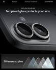 Spigen Glas.tR EZ Fit Optik Pro Apple iPhone 17 / 16 Plus / 16, Tempered kameralencse-védő fólia felhelyező kerettel, ezüst (2db)