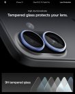 Spigen Glas.tR EZ Fit Optik Pro Apple iPhone 17 / 16 Plus / 16, Tempered kameralencse-védő fólia felhelyező kerettel, kék (2db)