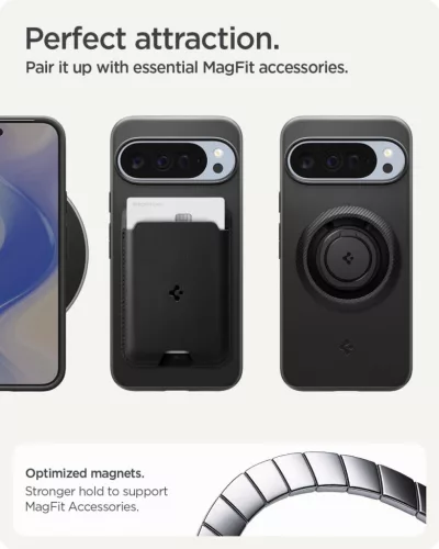 Spigen Thin Fit MagFit Google Pixel 10 / Pixel 10 Pro tok, MagSafe, Black, fekete