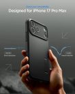 Spigen Tough Armor MagFit Apple iPhone 17 Pro Max tok, MagSafe, Gunmetal, szürke