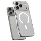 Spigen Ultra Hybrid Magfit Apple iPhone 17 Pro Max tok, MagSafe, Clear White, fehér 