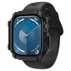 Spigen Rugged Armor Apple Watch 11 / Watch 10 42mm tok, Matte Black, fekete