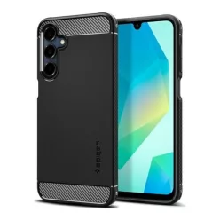   Spigen Rugged Armor Samsung Galaxy A17 tok, Matte Black, fekete