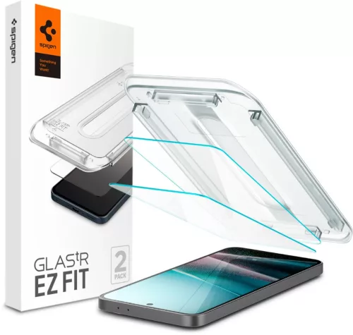 Spigen Glas.tR SLIM EZ Fit Samsung Galaxy A36 tempered kijelzővédő fólia felhelyező kerettel (2db)