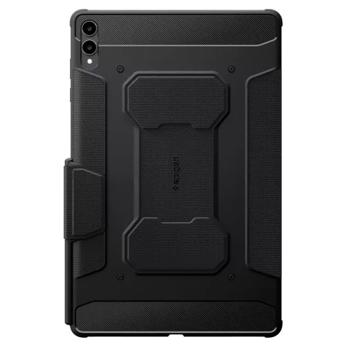 Spigen Rugged Armor Pro Samsung Galaxy Tab S11 Ultra tok ceruza tartóval, kitámasztóval, fekete