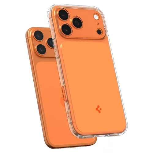 Spigen Ultra Hybrid T MagFit Apple iPhone 17 Pro tok, MagSafe, Glossy Orange, narancs