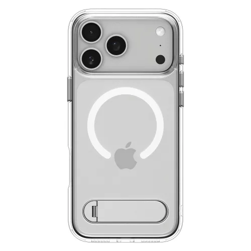 Spigen Ultra Hybrid S MagFit Apple iPhone 17 Pro tok, MagSafe, Clear White, átlátszó-fehér