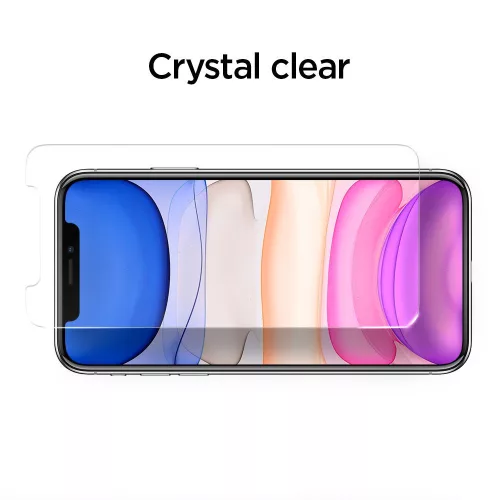 Spigen AlignMaster Glas.tR iPhone 11 / XR Tempered kijelzővédő fólia