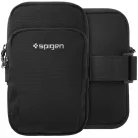 Spigen Dynamic Shield A702 karra rögzíthető telefon tartó, táska, karpánt 6,9" átmérőig, fekete