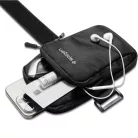 Spigen Dynamic Shield A702 karra rögzíthető telefon tartó, táska, karpánt 6,9" átmérőig, fekete