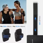 Spigen Dynamic Shield A702 karra rögzíthető telefon tartó, táska, karpánt 6,9" átmérőig, fekete