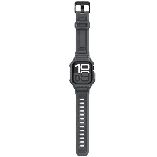 Spigen Rugged Armor Pro 2 Apple Watch 10-11 (46 mm) szíj / tok, Dark Gray, sötétszürke
