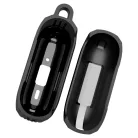 Spigen Rugged Armor Apple AirPods Pro 3 tok, karabinerrel, Matte Black, fekete