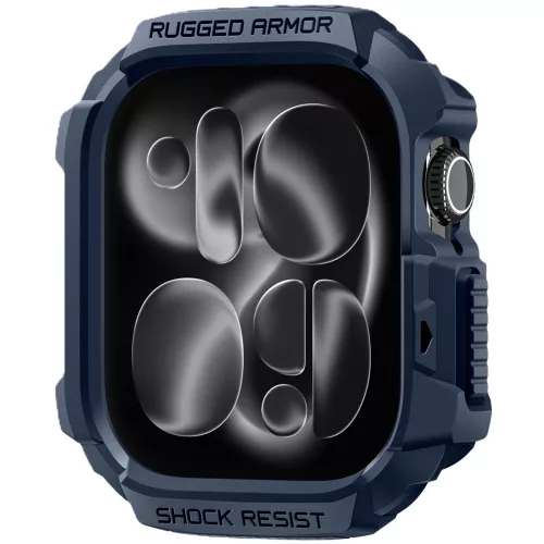 Spigen Rugged Armor 2 Apple Watch 10-11 (42 mm) tok, Navy Blue, sötétkék