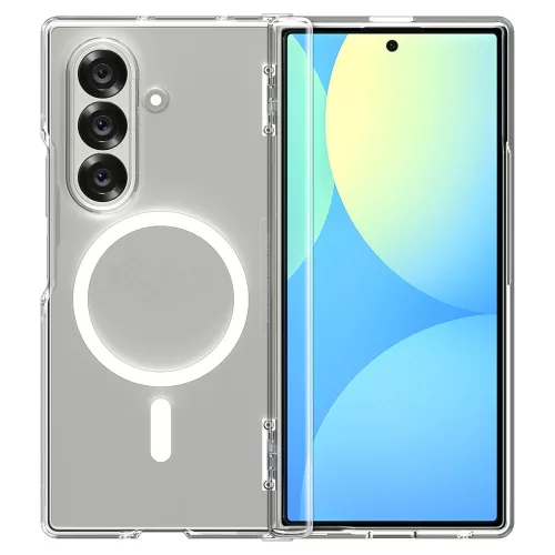 Spigen Ultra Hybrid Pro Magfit Samsung Galaxy Z Fold 7 tok, MagSafe, átlátszó