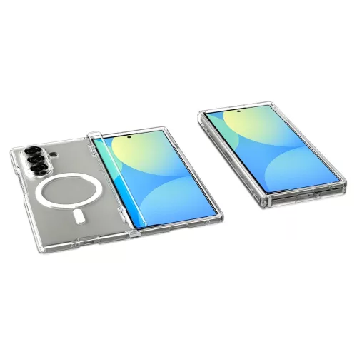 Spigen Ultra Hybrid Pro Magfit Samsung Galaxy Z Fold 7 tok, MagSafe, átlátszó