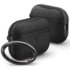 Spigen Urban Fit Apple AirPods Pro 3 tok, karabinerrel, Black, fekete