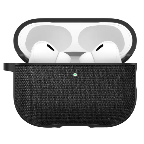 Spigen Urban Fit Apple AirPods Pro 3 tok, karabinerrel, Black, fekete
