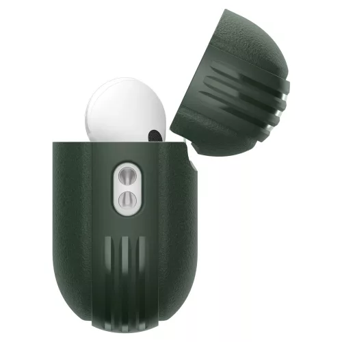 Spigen Vault Apple AirPods Pro 3 tok, karabinerrel, Midnight Green, sötétzöld