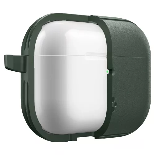 Spigen Vault Apple AirPods Pro 3 tok, karabinerrel, Midnight Green, sötétzöld