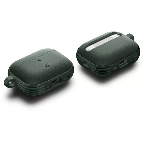 Spigen Vault Apple AirPods Pro 3 tok, karabinerrel, Midnight Green, sötétzöld