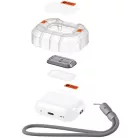 Spigen Lock Fit "M" Apple Airpods Pro /  Airpods Pro 2 fülhallgató tokhoz biztonsági zár, kézpánttal, szürke