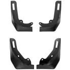 Spigen WeatherBloc Mud Flaps Tesla Model Y (2020 - 2024) sárfogó szett, karbon minta, TO301, fekete