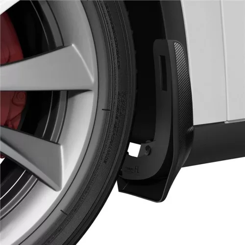 Spigen WeatherBloc Mud Flaps Tesla Model Y (2020 - 2024) sárfogó szett, karbon minta, TO301, fekete