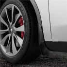 Spigen WeatherBloc Mud Flaps Tesla Model Y (2020 - 2024) sárfogó szett, karbon minta, TO301, fekete