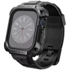 Spigen Tough Armor Pro Metal Apple Watch 7-9 (45 mm) tok / szíj, fekete